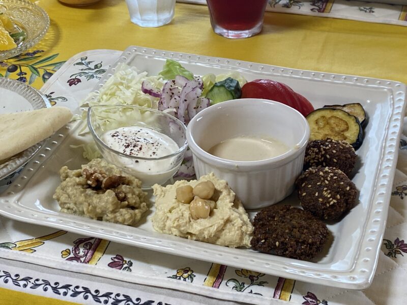 ファラフェルでピタサンド