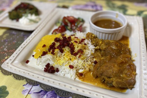 ペルシャのごはんゼレシュク・ポロ・バ・ボルグ