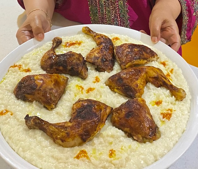 サウジアラビア料理サリーグとマクシュシュ